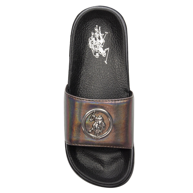 U.S.Polo Assn. BLK Black women's Slides