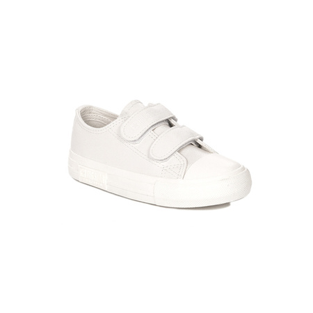 Big Star Children's white sneakers with velcro