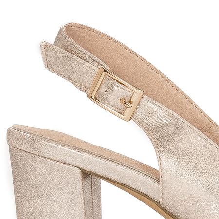 Sergio Leone Gold Women's Sandals