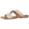 Maciejka Women's Flip-Flops Beige + Gold Cloth