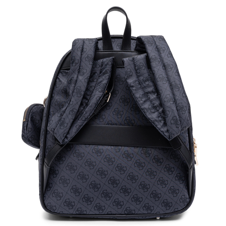 Guess Adrian Logo Plecak Miejski Monogram Czarny TWNB2168350-BLACK