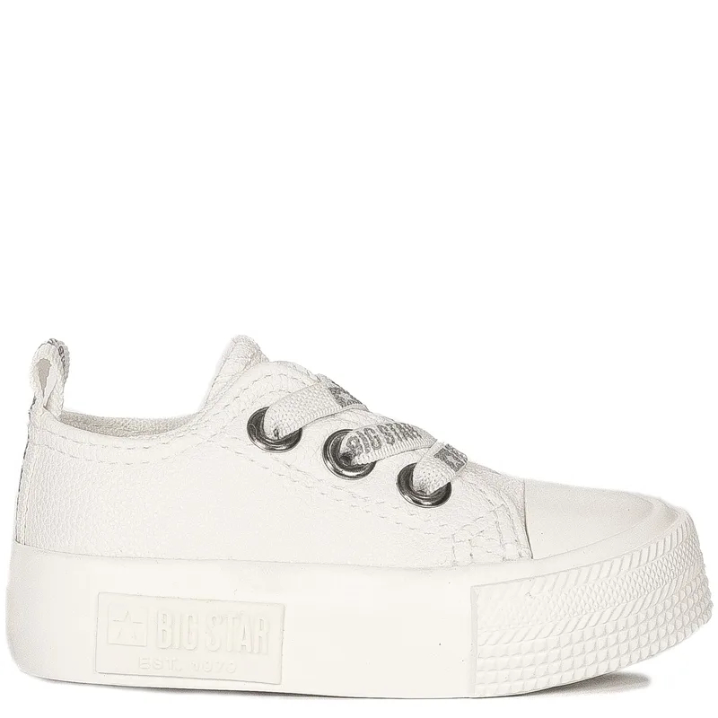 Big Star Trampki dziecięce niemowlęce White białe