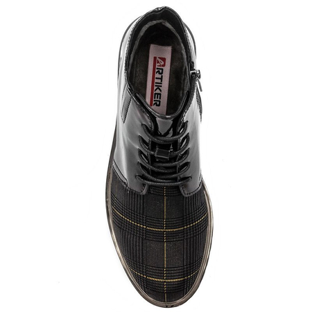 Black Artiker insulated boots for women