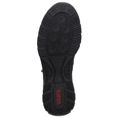 Rieker women's slip-on shoes Green Combination green
