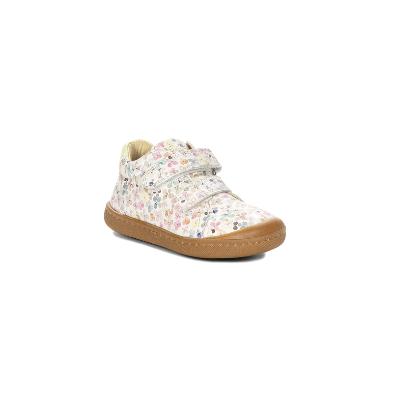 Primigi Girls' Velcro Leather Half Shoes White