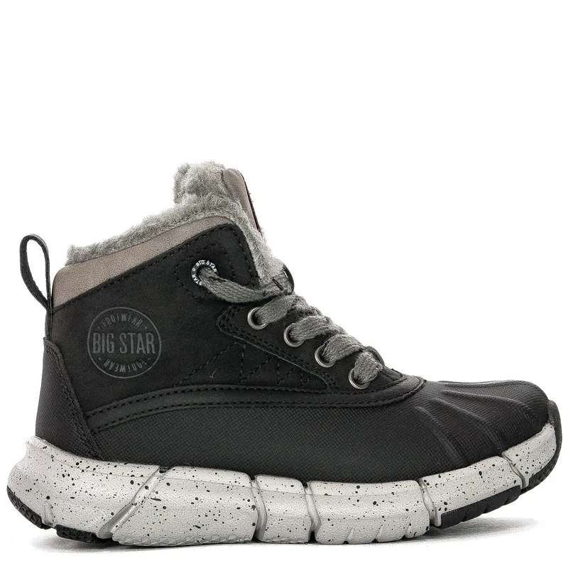 Botki dziecięce Big Star II374074 Black Czarne