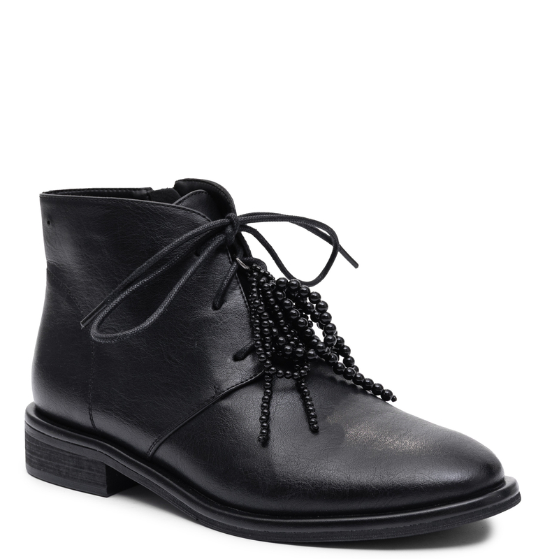 Maciejka Women's Leather Ankle Boots Black K7787-01/00-7