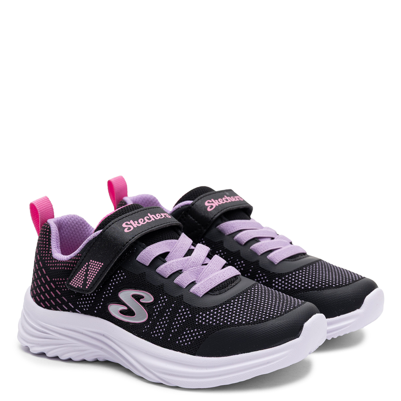 Skechers Girls' Sport Sneakers With Velcro Black 302448L-BKMT
