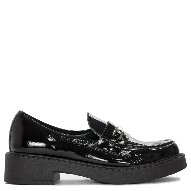 Lemar Women's leather black shoes