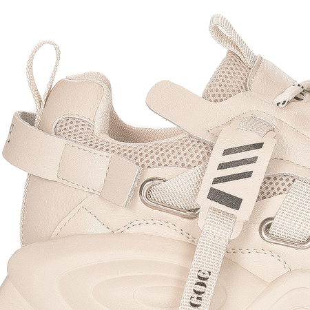 GOE Sneakersy buty damskie Beżowe