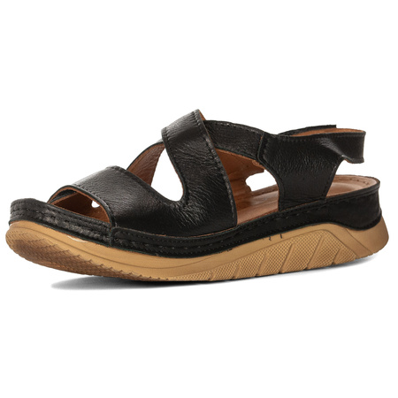 Maciejka Women's Leather Sandals Black