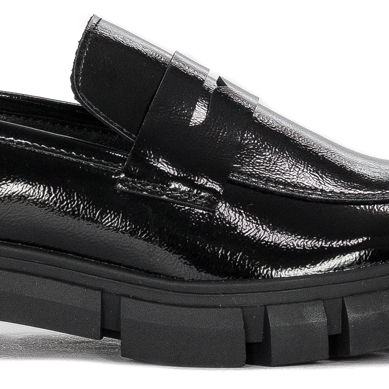 Women's loafers shoes Sergio Leone Black