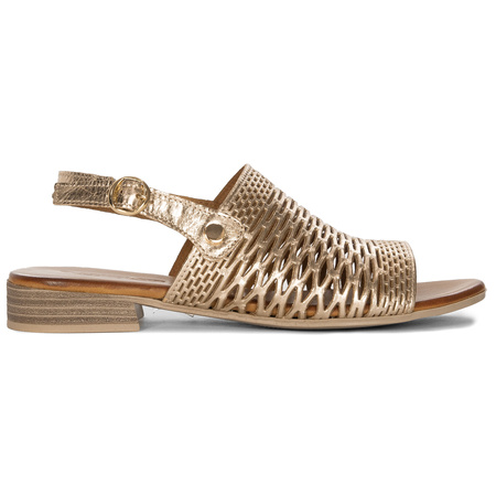T. Sokolski Women's Leather Sandals Gold