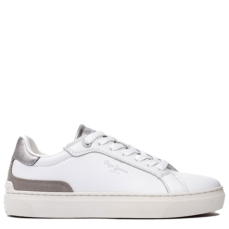 Pepe Jeans Sneakersy Damskie Camden Cold Silver