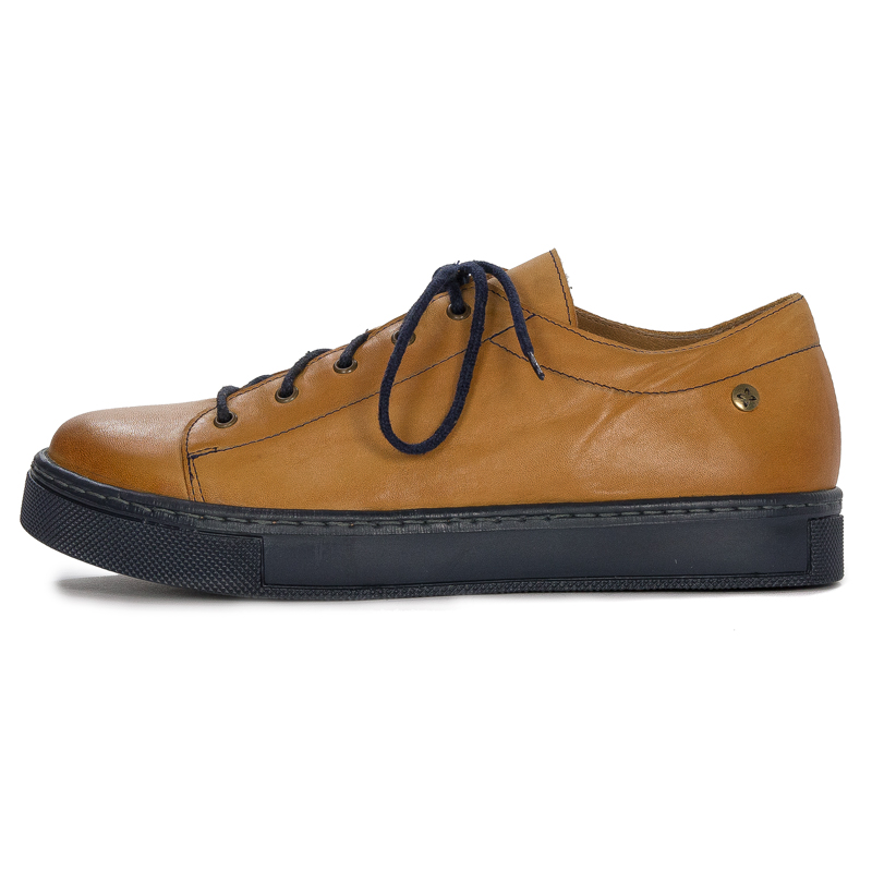 Maciejka Women's Leather Sneakers yellow