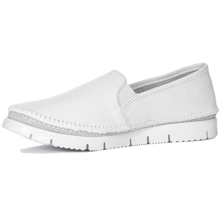 Maciejka 03512-26/00-5 White Flat Shoes