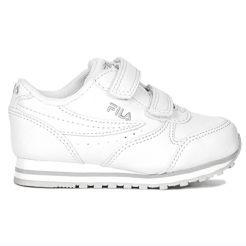 Fila Orbit Velcro Infants 1011080.84T White Gray Violet Sneakers