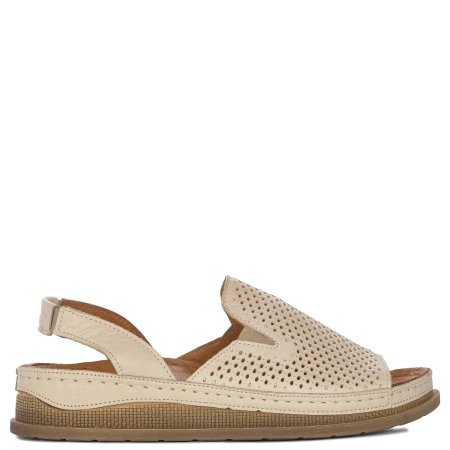 Maciejka Women's Leather Sandals Beige