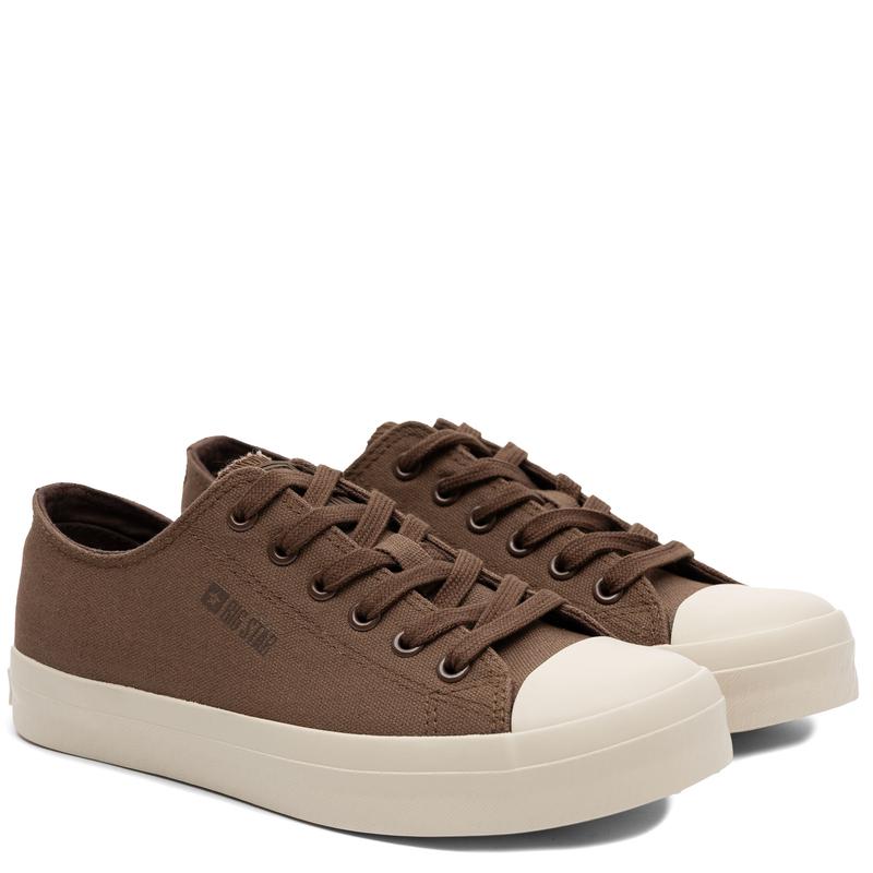 Big Star Canvas Platform Sneakers Brown TT274123-BROWN