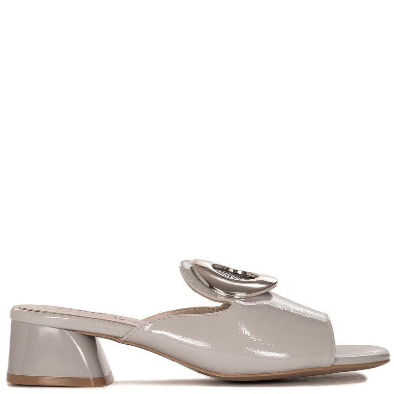 Jezzi Women Slides On Heel Gray