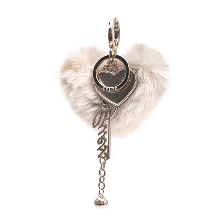 Guess Women's Decorative Keychain Beige RW7582P6401-BONE