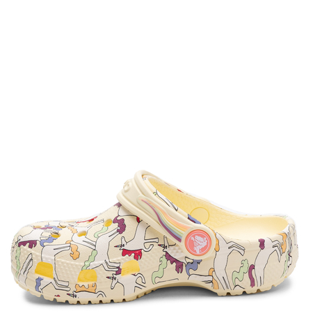 Crocs Classic I Am Unicorn Clog Sandały Klapki Dziewczęce Żółte 212515-7CJ