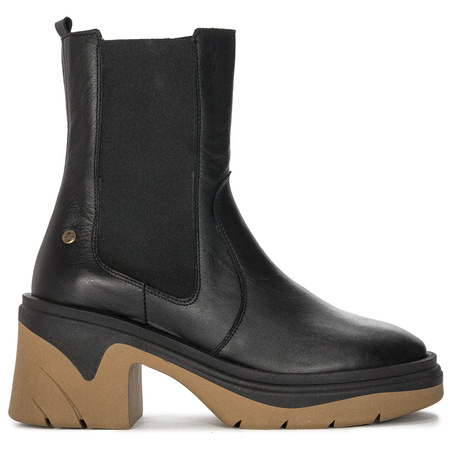 Maciejka 05746-10/00-7 Black+Dark Beige Boots