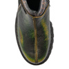 Maciejka Black- Green Lace-Up Boots