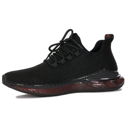 GOE Sneakersy męskie na platformie Black czarne