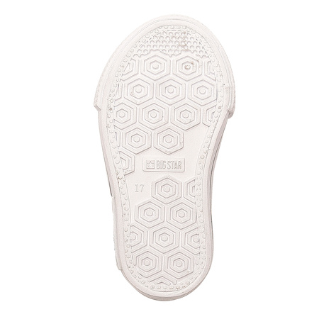 Big Star White children's slip-on sneakers