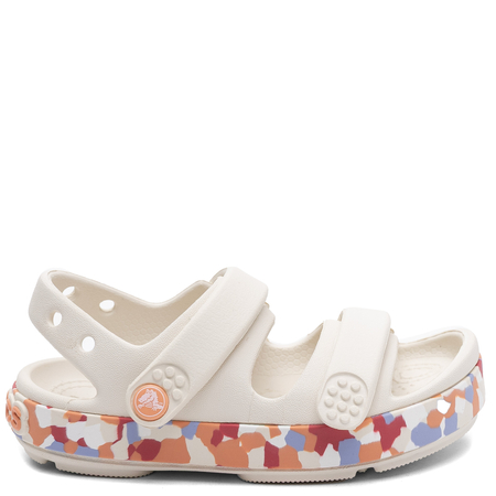 Crocs Classic Marbled Sandal Kids' Sandals Patterned Sole Beige 212528-2MK