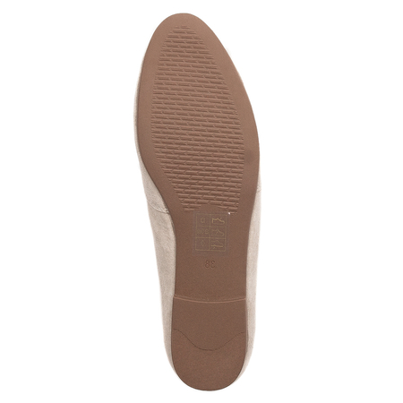 D&A Women's Low shoes Leather Beige