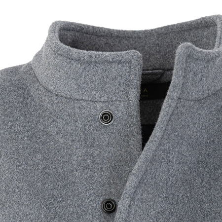 OPRA Oversize Kurtka Minimalistyczna Szary OP-KU-NUBA-GREY