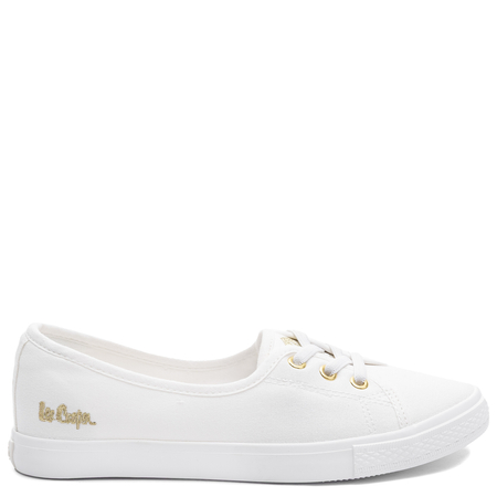 Lee Cooper Women's Chunky Platform Sneakers Beige White LCW-26-02-4043L