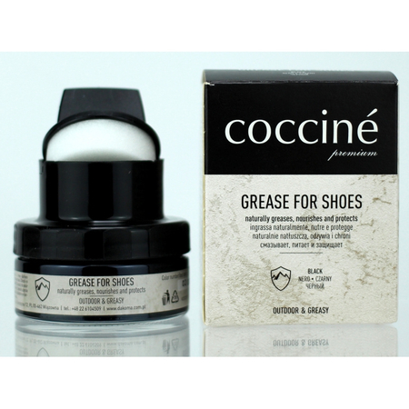 Coccine Grease for Shoes Czarny Tłuszcz Ochronny do Skóry 55-29-50-02C