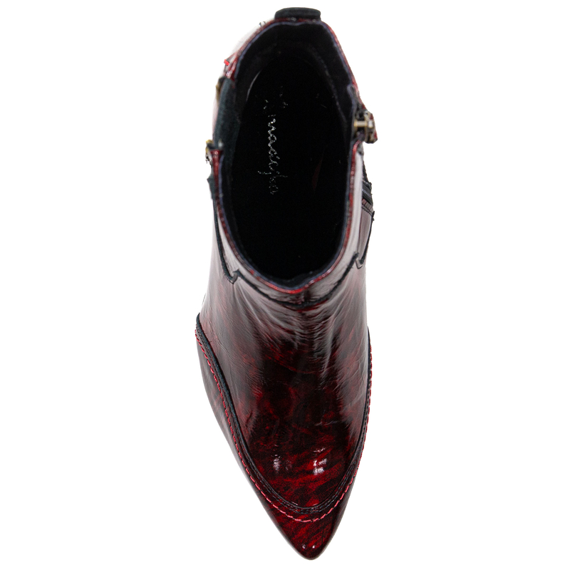 Maciejka Women's Red Pattented Leather Boots