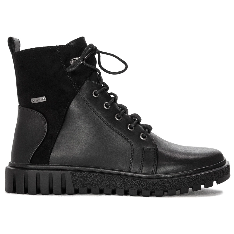 Sergio Leone Women's black insulated boots ankle