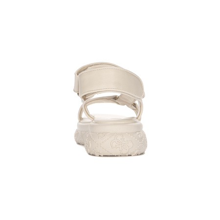 Guess Women Sandals On Platform Beige