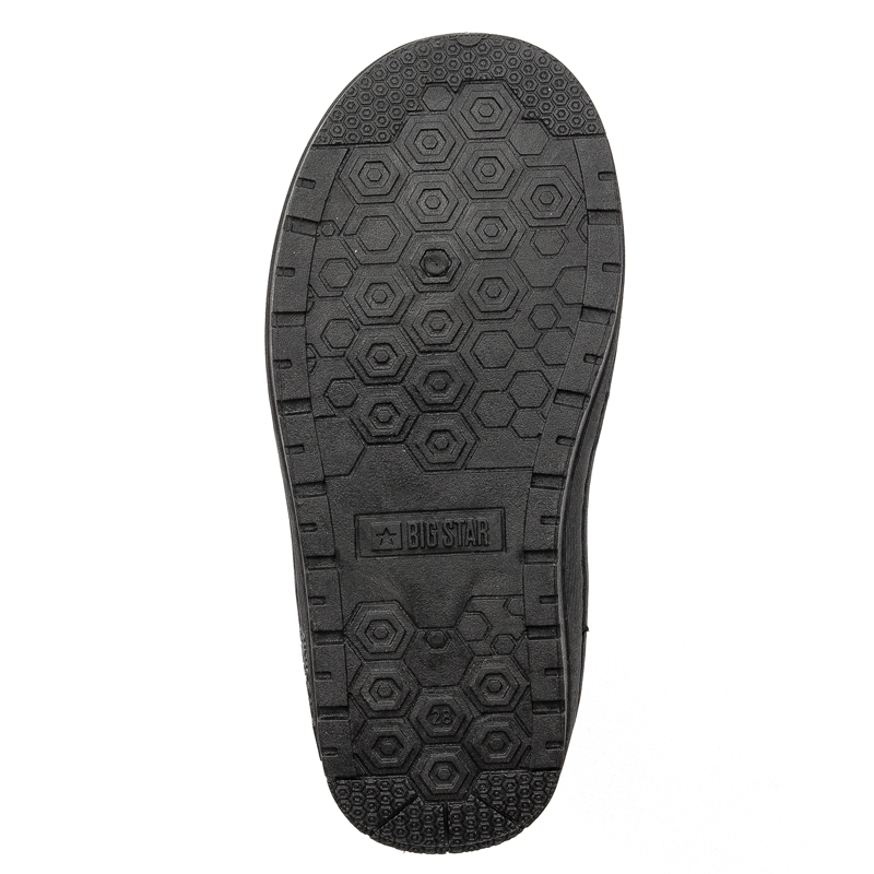 Big Star Śniegowce buty dziecięce chłopięce Black czarne