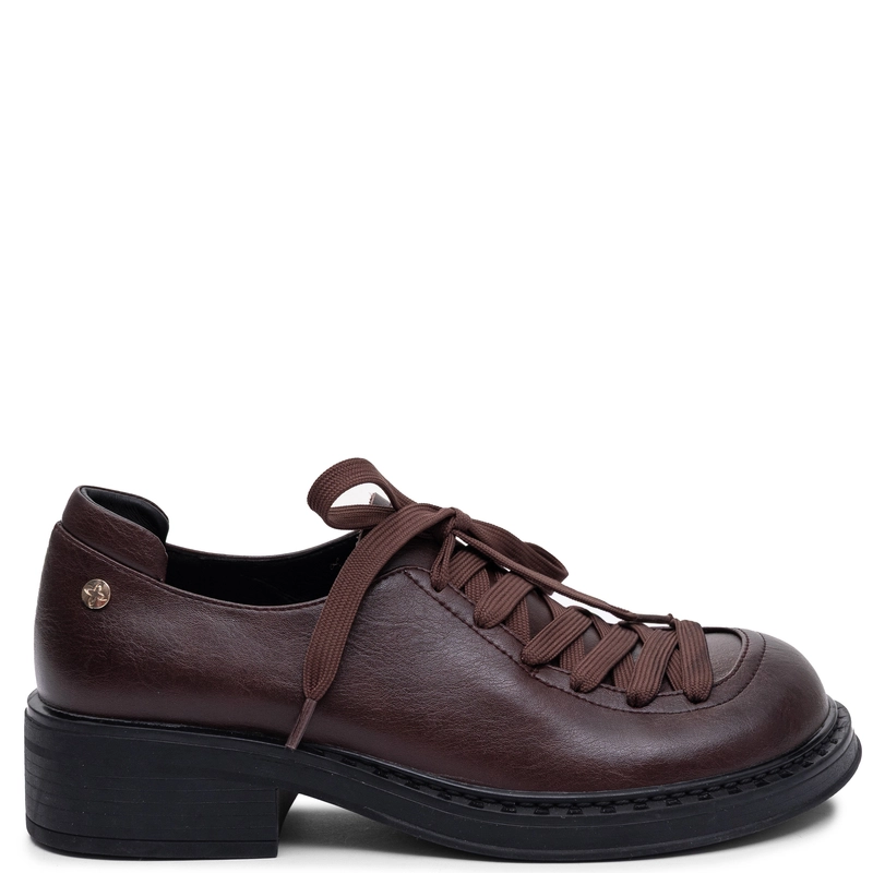 Maciejka Leather Lace-up Shoes Brown K7822-02/00-1