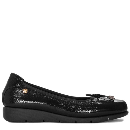 Maciejka Comfort Ballet Flats Low Wedge Black P6504-20/00-8
