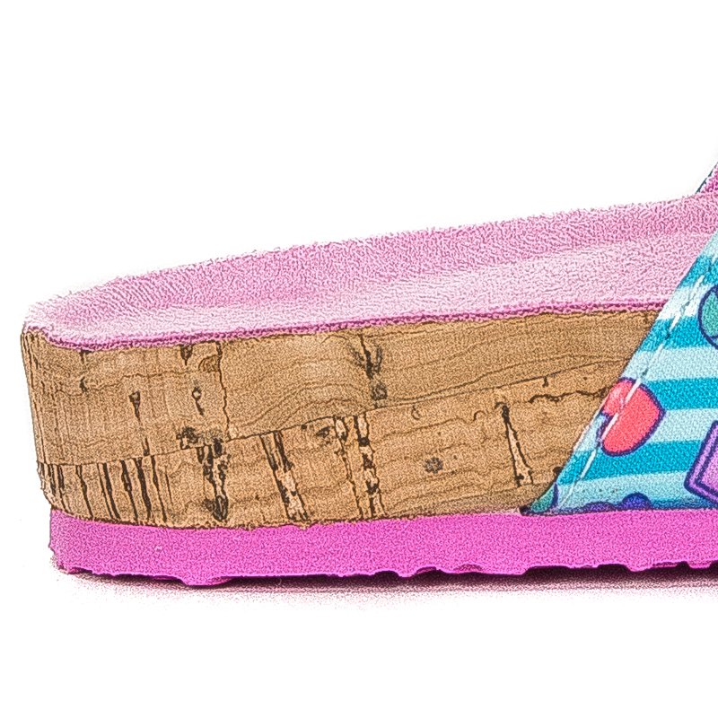 Klapki dziecięce Skechers 300013L TQPK Granola