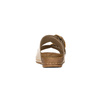 Maciejka Women's Leather Flip-Flops Gold