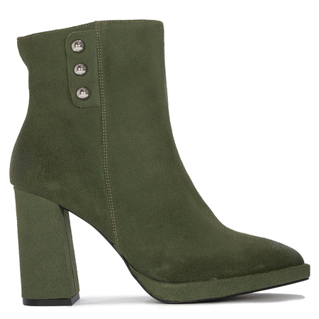 Maciejka Green Olive Women's Boots