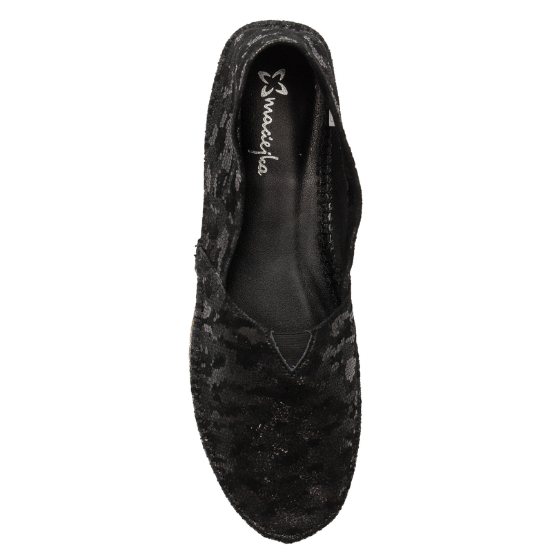 Maciejka Women's Leather Black Half-Shoes