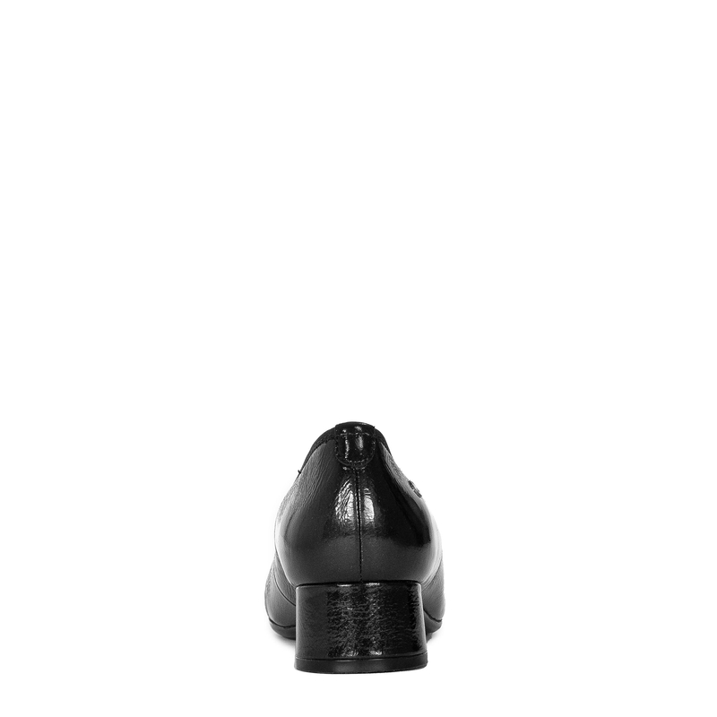 Maciejka Patent Leather Pumps Low Block Heel Black P7224-01/00-7