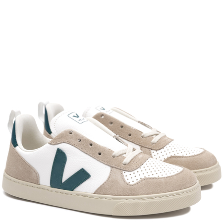 Veja Women's Leather White Brittany Almond Sneakers