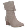 Maciejka Slip-On Ankle Boots Slouchy Shaft Light Beige 07262-22/00-6