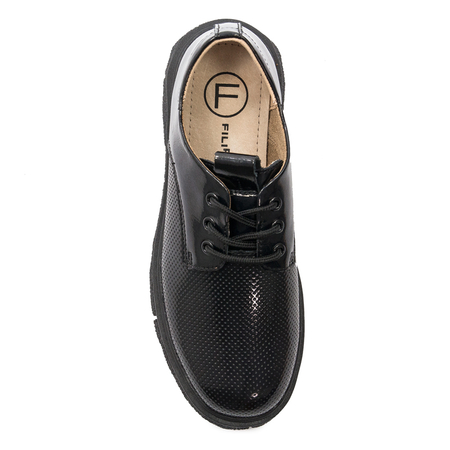 Shoes Loafers Filippo black leather