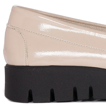Sergio Leone Women's Beige loafers shoes